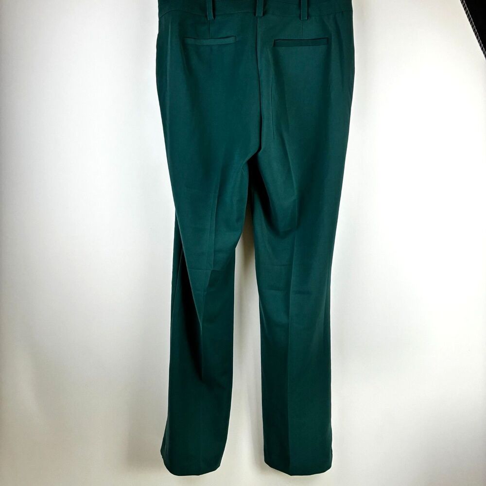 New York & Company Women's Dress Pants Size 14 Tall Dark Green Trousers